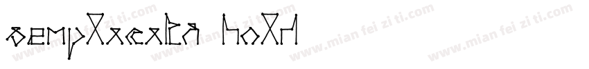 Semplicità Bold字体转换